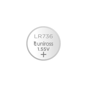 Baterie buton alcalina Uniross AG3, LR736, LR41, 10 buc-blister_enervolt.ro