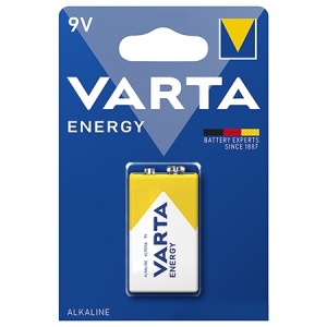 VARTA BATERIE ALCALINA ENERGY 9V BL 1 BUC