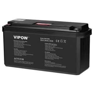 VIPOW ACUMULATOR LIFEPO4 100AH 25.6V CU BMS