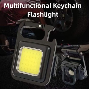 WELL Lanterna Shine, COB 300lm, IPX4, USB-C, functie stroboscop, carlig agatare si deschizator de sticle - Img 2