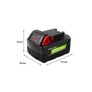 Acumulator unelte electrice Li-ion Milwaukee M18 18V 5Ah, PTML18V5 Green Cell-enervolt.ro