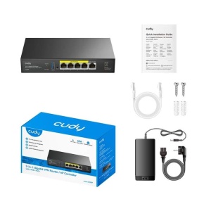 CUDY Access Point controller, VPN router, POE, Gigabit, C200P - Img 3