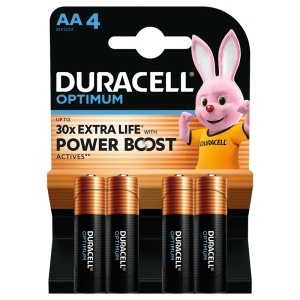 Duracell Baterie alcalina Optimum R6 (AA) Blister 4 buc