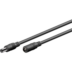 Goobay – Cablu de extensie DC mamă–tată 5.5x2.1 mm, 1.5 m