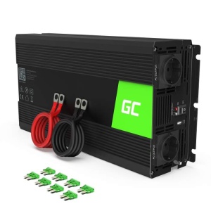 Green Cell – Invertor de tensiune 24V → 230V, 1500W, INV24