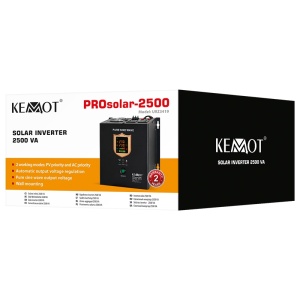KEMOT INVERTOR SOLAR 2500VA, 24V, PROSOLAR