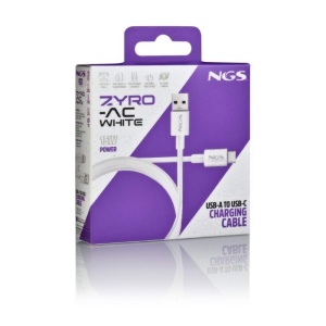NGS – Cablu rezistent și durabi, USB‑A la USB‑C ZYRO‑AC, 1m, 3A