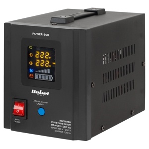 REBEL Sursa UPS Centrale Termice Sinus Pur 500VA 300W, 12V – POWER-500 enervolt.ro