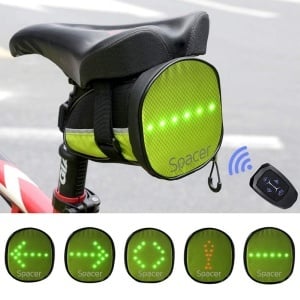 SPACER Geantă bicicletă cu semnalizare LED _enervolt.ro