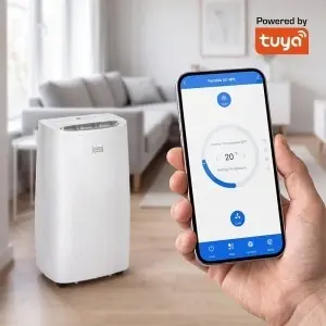 TEESA Aparat mobil de aer condiționat 14000 BTU Wi-Fi _enervolt.ro