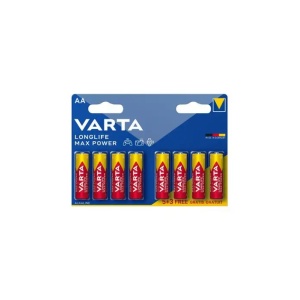 Varta Baterie alcalina Longlife Max Power R6 (AA) 8 buc