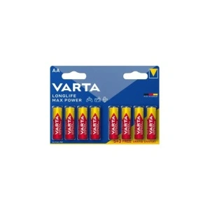 Varta Baterie alcalina Longlife Max Power R6 (AA) 8 buc