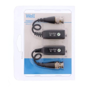 WELL Video balun HD cu clip pentru cablu UTP/FTP, produs cu ambalaj deteriorat - Img 2