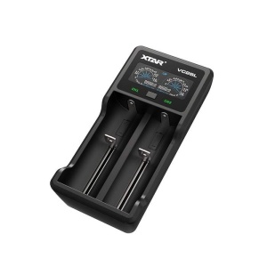 Incarcator acumulatori Li-ion, NiMH, 2 canale, functie powerbank, afisaj LCD, VC2SL XTAR_enervolt.ro