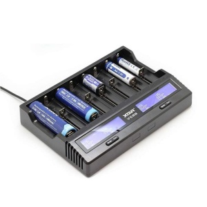 Incarcator acumulatori Li-ion, NiMH, 8 canale, afisaj LCD, USB-C, VC8S XTAR_enervolt.ro