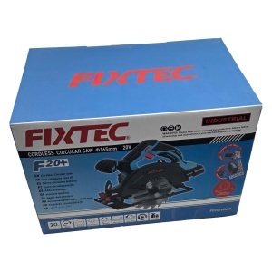 Акумулаторен циркулярен трион FIXTEC 20V с батерия и зарядно - Комплект - Img 9