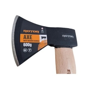 Брадва ROTOR 600 г, дървена дръжка 32 см, за леки сечащи дейности - Img 3