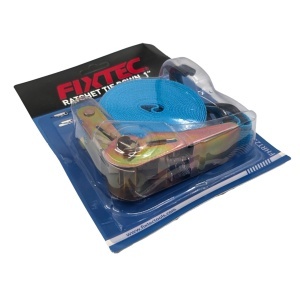 Лента FIXTEC 1" 5м с алуминиев храпов механизъм и куки - Img 2