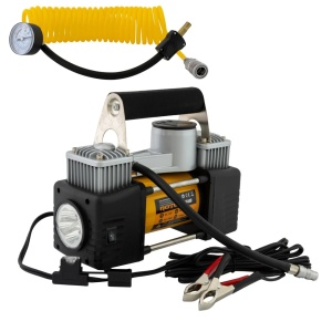 Мини автомобилен компресор 12V, 80 л/мин, 400W, ROTOR RK400 - Img 4