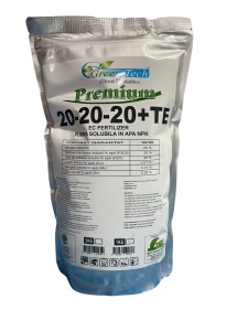 Тор premium 20-20-20+te green tech, разтворим във вода