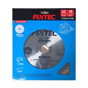 Циркулярен диск TCT FIXTEC 210mm 48T за дърво и алуминий