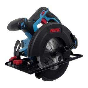 Акумулаторен циркулярен трион FIXTEC 20V с батерия и зарядно - Комплект - Img 3