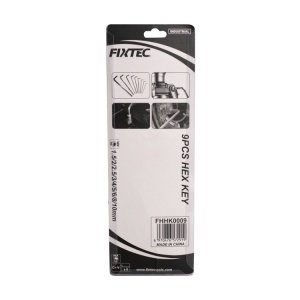 Комплект шестостенни ключове FIXTEC, 9 броя, 1.5-10 мм - Img 6
