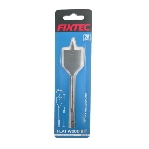 Плоска свредло за дърво FIXTEC 28 мм x 152 мм