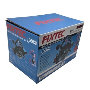 Акумулаторен циркулярен трион FIXTEC 20V с батерия и зарядно - Комплект - Img 10