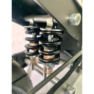 Електрическа тротинетка KULT UBGO III, 1000W мотор, 48V/24Ah батерия, пробег 70-100 км, скорост 60 км/ч, 10-инчови гуми, черна - Img 9