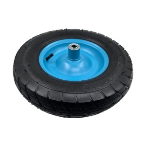 Колело за количка FIXTEC 4.80/4.00-8 от полиуретан PU - Img 3