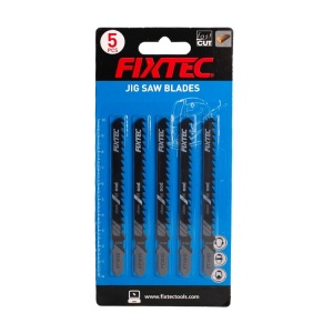 Комплект от 5 остриета FIXTEC FJSB100501K за прободен трион с Т-образна опашка - Img 3