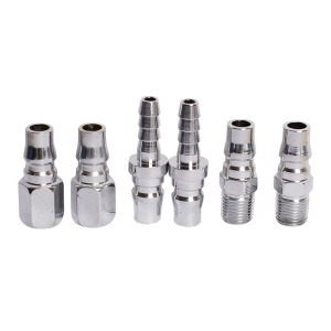 Комплект 6 бр FIXTEC Бърз съединител + Щуцер 1/4" Универсален - Img 2