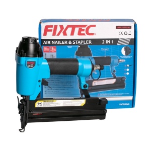 Пневматичен такер 2 в 1 FIXTEC за пирони и скоби, 50 мм - Img 2