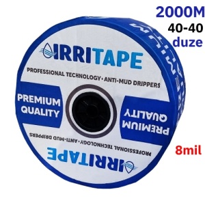 Капкова лента Irritape, диаметър 16мм, DG40 - 2000м - 8 mil, с дюзи - Img 2