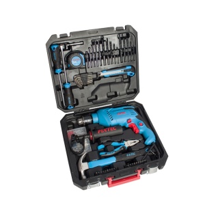 Комплект ударна бормашина FIXTEC 600W с 210 аксесоара - Img 2