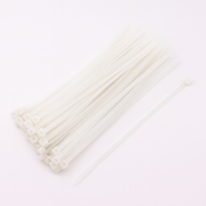 Комплект 100 броя бели nylon свински опашки FIXTEC - Img 2