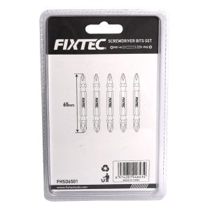 Комплект 5 накрайника звезда FIXTEC PH1+PH2 65мм - Img 4