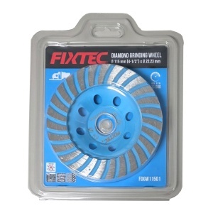 Диамантен диск FIXTEC 125 мм x 22.2 мм за камък и бетон