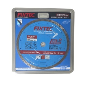 Диамантен режещ диск FIXTEC 230x2.0x22.2mm, 10mm, 5 звезди