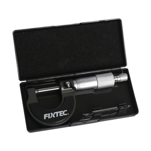 Микрометър FIXTEC 0-25мм, 0.01мм, въглеродна стомана - Img 4
