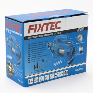 Безжичен автомобилен компресор FIXTEC 12V, портативен, 150PSI - Img 10