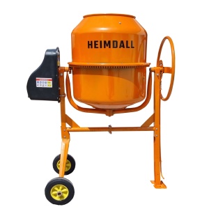 Бетонобъркачка 240L, 1200W, електрически мотор, 30 об/мин, Heimdall Elite