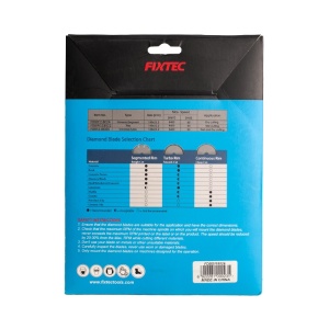 Диамантен диск FIXTEC Turbo 180x22.2mm - Img 4