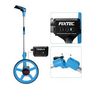Измервателно колело FIXTEC, обхват 0-9999.9м, пистолетна дръжка - Img 5