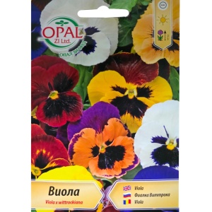 Семена Виола х витрокиана микс цветове, Opal Zi - 0.2 г