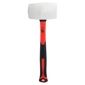 Бял гумен чук Evotools 601080, 0.25 кг, 280 мм, подсилена дръжка от фибростъкло