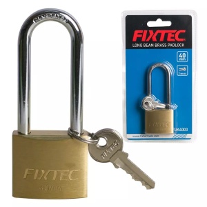 Катинар Fixtec месинг 40мм с дълга скоба - Img 3