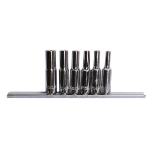 Комплект 6 външни Торкс вложки FIXTEC 1/4″ E4‑E10 - Img 2