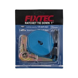 Лента FIXTEC 1" 5м с алуминиев храпов механизъм и куки